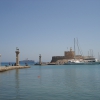 Zdjęcie z Grecji - Rodos. Wejście do portu.