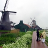 Zdjęcie z Holandii - Wiatraki w Zaanse Schans.