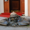 Zdjęcie ze Słowacji - pomnik rzeźba Cumila