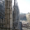 Zdjęcie z Włoch - na dachu katedry Duomo