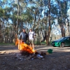 Zdjęcie z Australii - Plonie ognisko w lesie