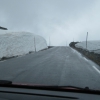 Zdjęcie z Norwegii - śnieg przy drodze