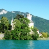 Zdjęcie z Francji - jakieś chateau nad Annecy