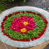 Zdjęcie z Indonezji - Wodno-kwiatowa kompozycja
