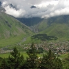 Zdjęcie z Gruzji - Kazbegi z góry.