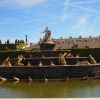 Zdjęcie z Francji - fontanna,a w tle Wersal