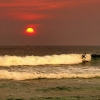 Zdjęcie ze Sri Lanki - surfowanie o zachodzie