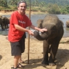 Zdjęcie ze Sri Lanki - spotkanie ze słoniami