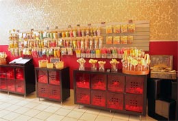 Wnętrze manufaktury cukierków