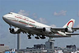 Boeing 747 marokańskiej linii lotniczej Royal Air Maroc