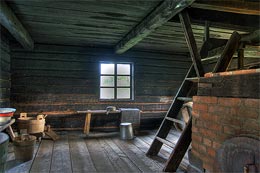 Sauna dymna w Finlandii