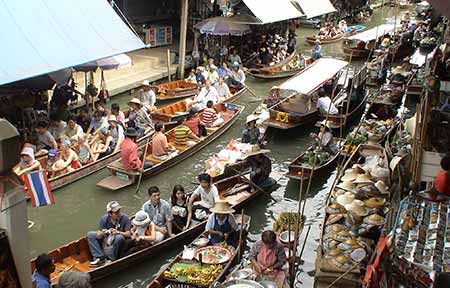 Floating Market, czyli pływający targ w Bangkoku Floating Market, czyli pływający targ w Bangkoku
