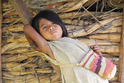 Młoda indianka pochodząca z jednego z lokalnych plemion. Młoda indianka pochodząca z jednego z lokalnych plemion.