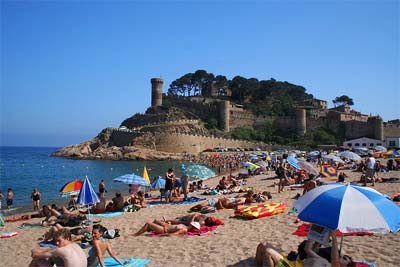 Plaża w Tossa de Mar