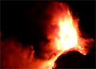 Erupcja wulkanu Etna na Sycylii