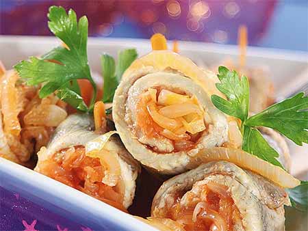 Śledzie po węgiersku Śledzie po węgiersku