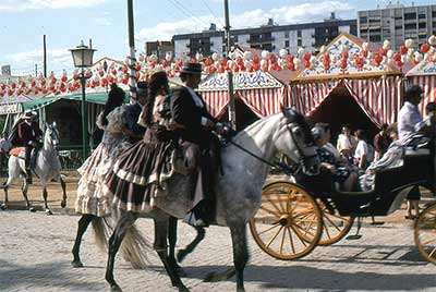 Feria de Abril w Sewilli.