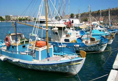 Port w miejscowości Kos