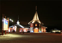 Wioska św. Mikołaja nieopodal Rovaniemi