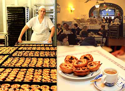 Lizbona - babeczki Belem (Pasteis de Belem)