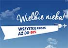 Bilety PLL LOT do 50 procent taniej!