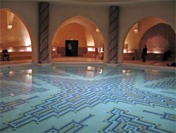 Łaźnia w meczecie Hassana II w Casablance