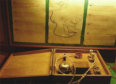 Maszyna antymasturbacyjna w Muzeum Urządzeń Erotycznych