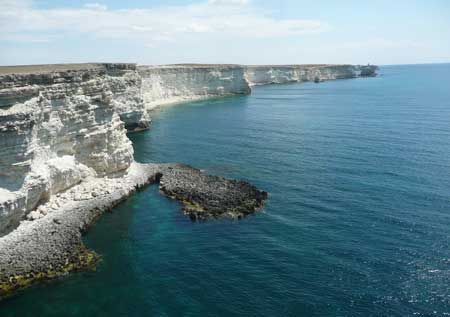 Klify na Półwyspie Tarchankut