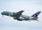 Pierwszy Airbus A380 w barwach Qatar Airways
