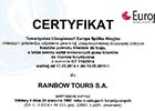 Rainbow Tours podniósł gwarancję ubezpieczeniową do 100 milionów