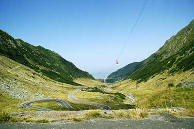 Trasa Transfogarska w Rumunii.