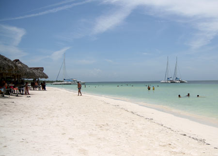 Rajska wyspa Cayo Blanco