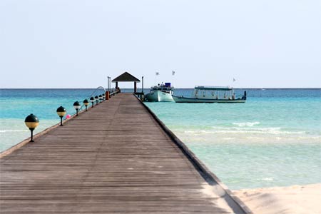 Przystań na jednej z rajskich wysp