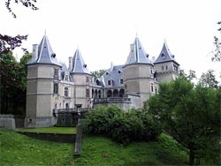 Widok na zamek w Gołuchowie