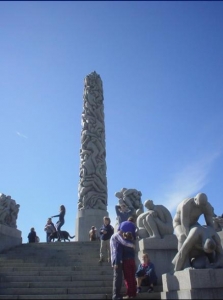 Zdjęcie z Norwegii - park Vigelanda