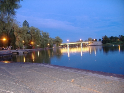 Zdjęcie z Polski - Augustów nocą