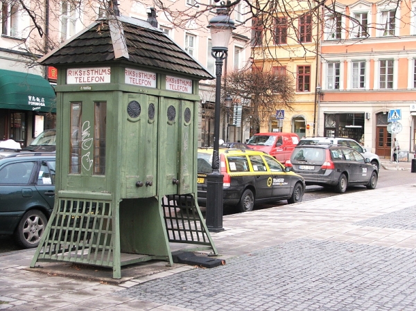 Zdjęcie ze Szwecji - Budki Telefoniczne