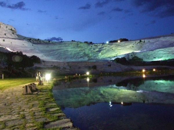 Zdjęcie z Turcji - wieczorne Pamukkale