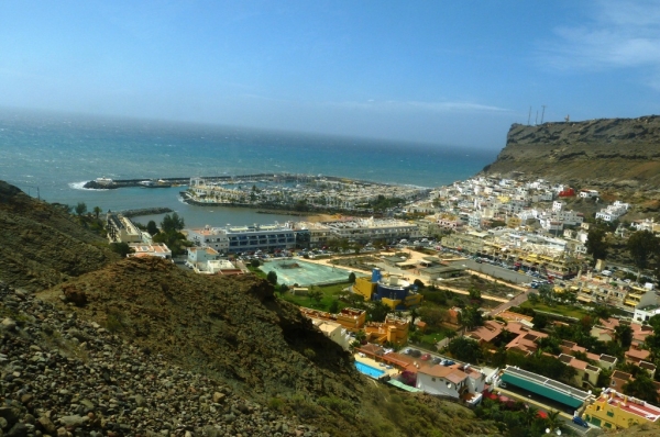 Zdjęcie z Hiszpanii - panorama Puerto de Mogan
