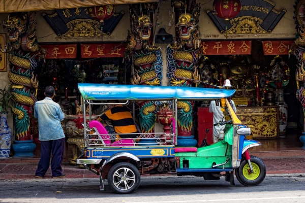 Zdjęcie z Tajlandii - TUKTUK W CHINATOWN