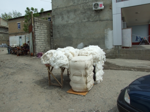 Zdjęcie z Uzbekistanu - uliczny bazar