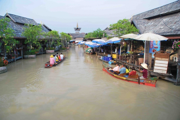Zdjęcie z Tajlandii - Targ Wodny w Pattaya
