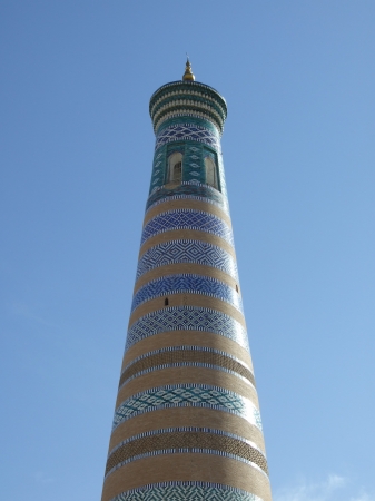 Zdjęcie z Uzbekistanu - minaret Islam Chodża