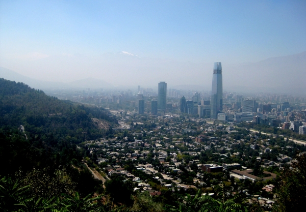 Zdjęcie z Chile - Panorama Santiago