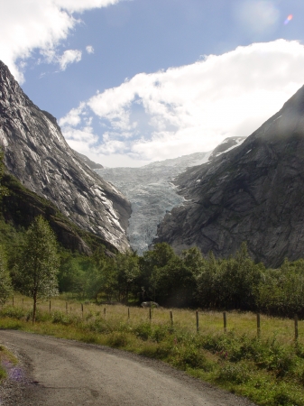 Zdjęcie z Norwegii - Briksdalsbreen