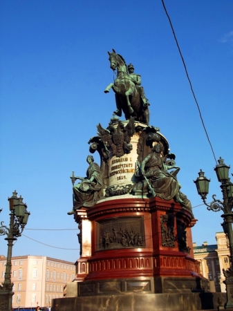 Zdjęcie z Rosji - Pomnik cesarza Mikołaja I