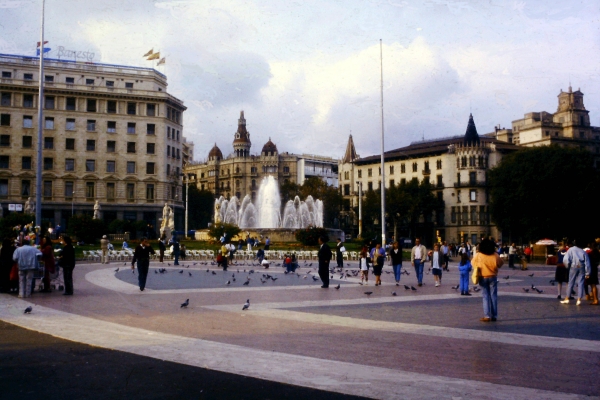 Zdjęcie z Hiszpanii - plac Catalunya