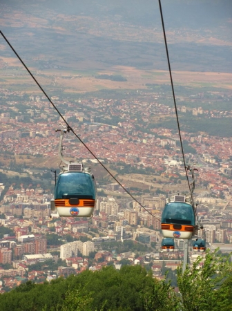 Zdjęcie z Macedonii - Kolejka linowa na Vodno.