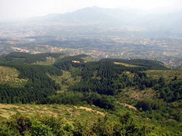 Zdjęcie z Macedonii - Widok ze szczytu Vodno.