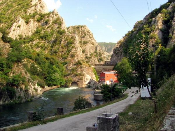 Zdjęcie z Macedonii - Zapora na Tresce.